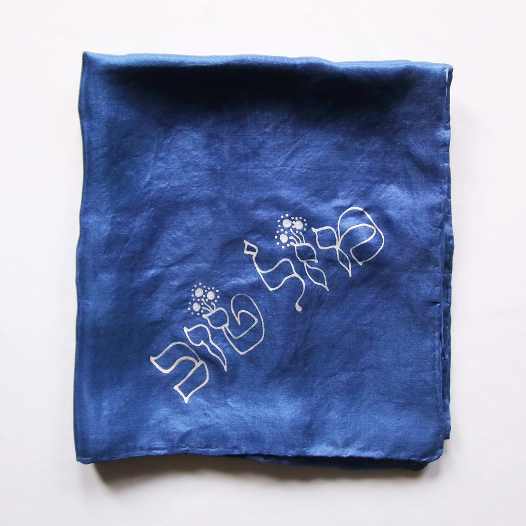 Silk Scarf "Mazl Tov" 67*67 cm