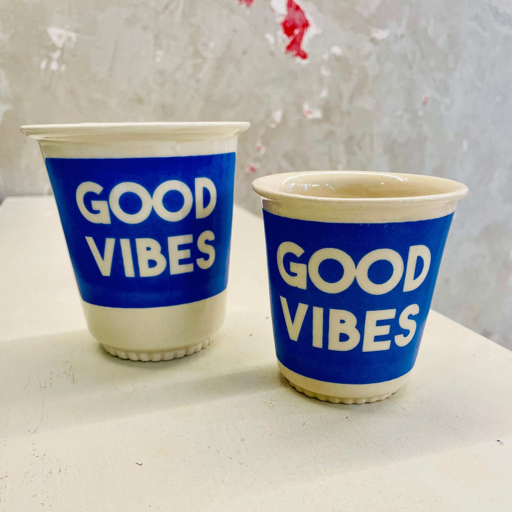 Good vibes collection, coffee cups by Lubloy, (large size)