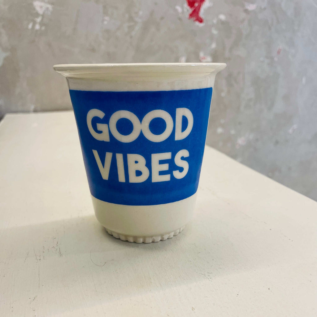 Good vibes collection, coffee cups by Lubloy, (large size)