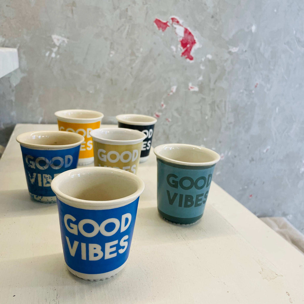 Good vibes collection, coffee cups by Lubloy, (normal size)