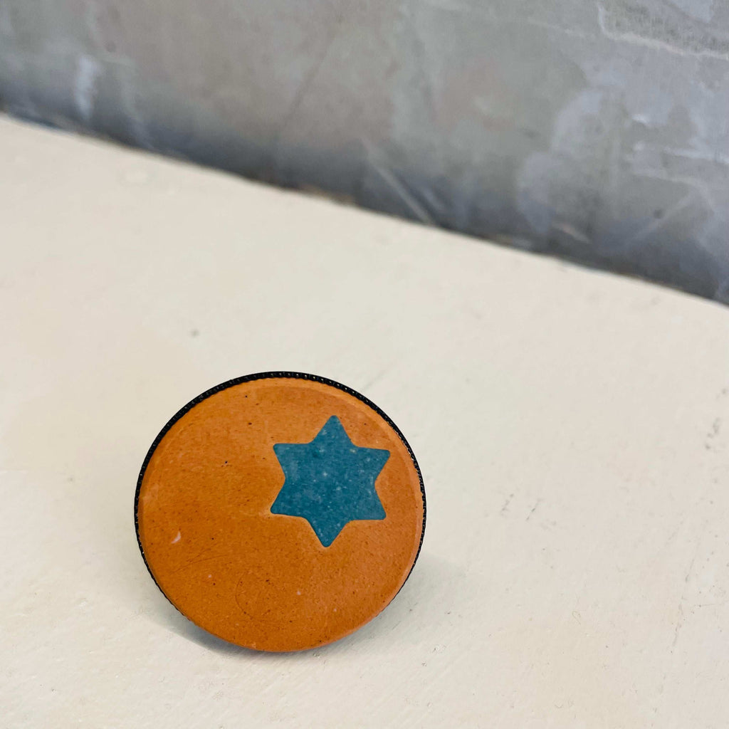 Concrete ring with Star of David by Stef.co