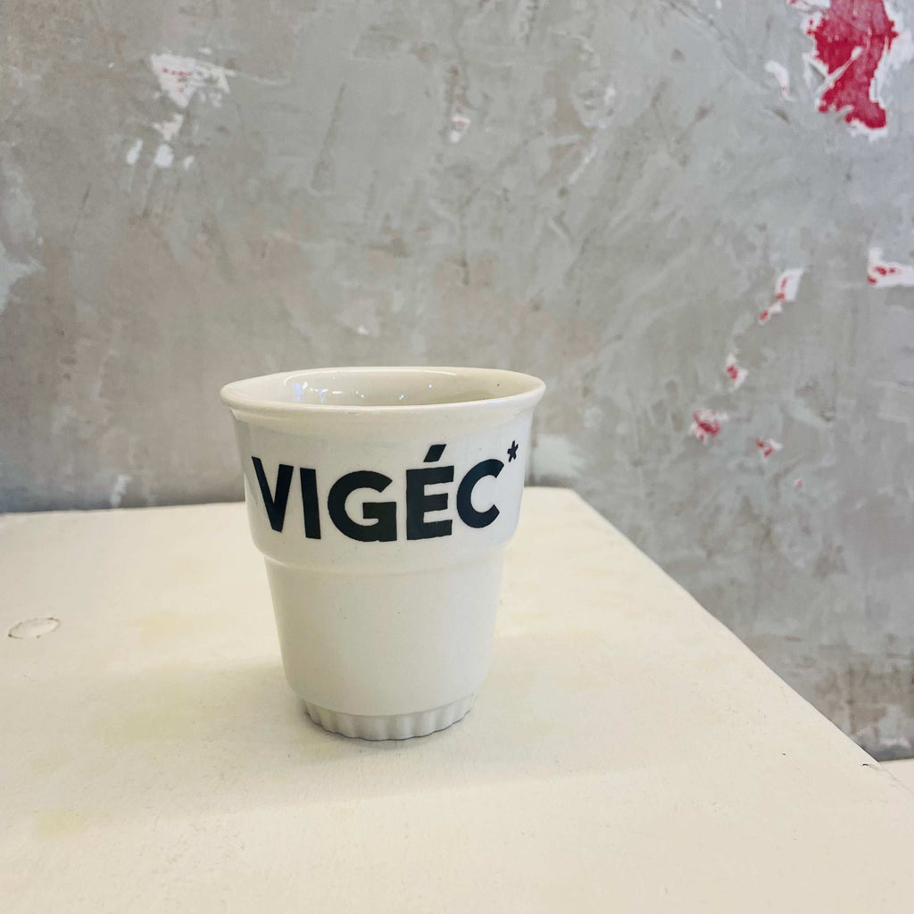 Vigéc coffee cup, Yiddish collection, Lubloy