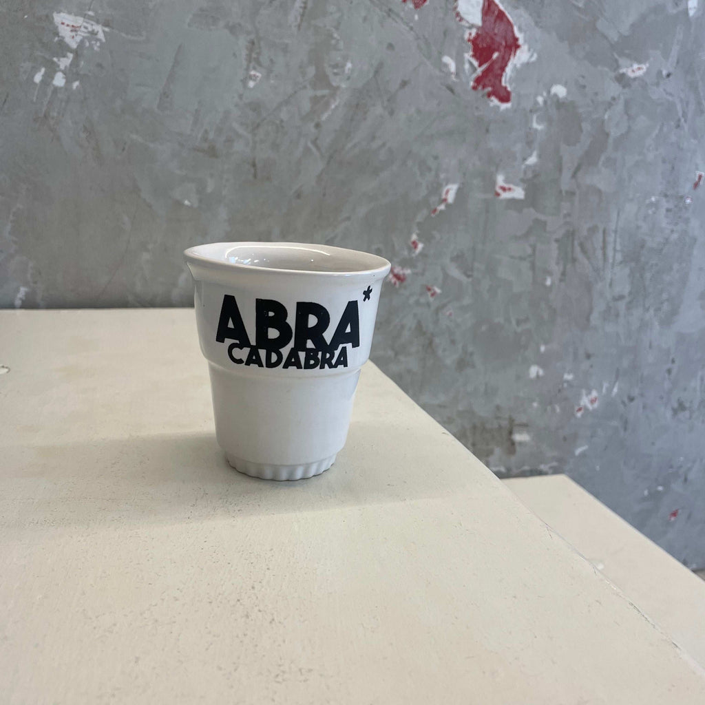 Abra cadabra coffee cup, Yiddish collection, Lubloy