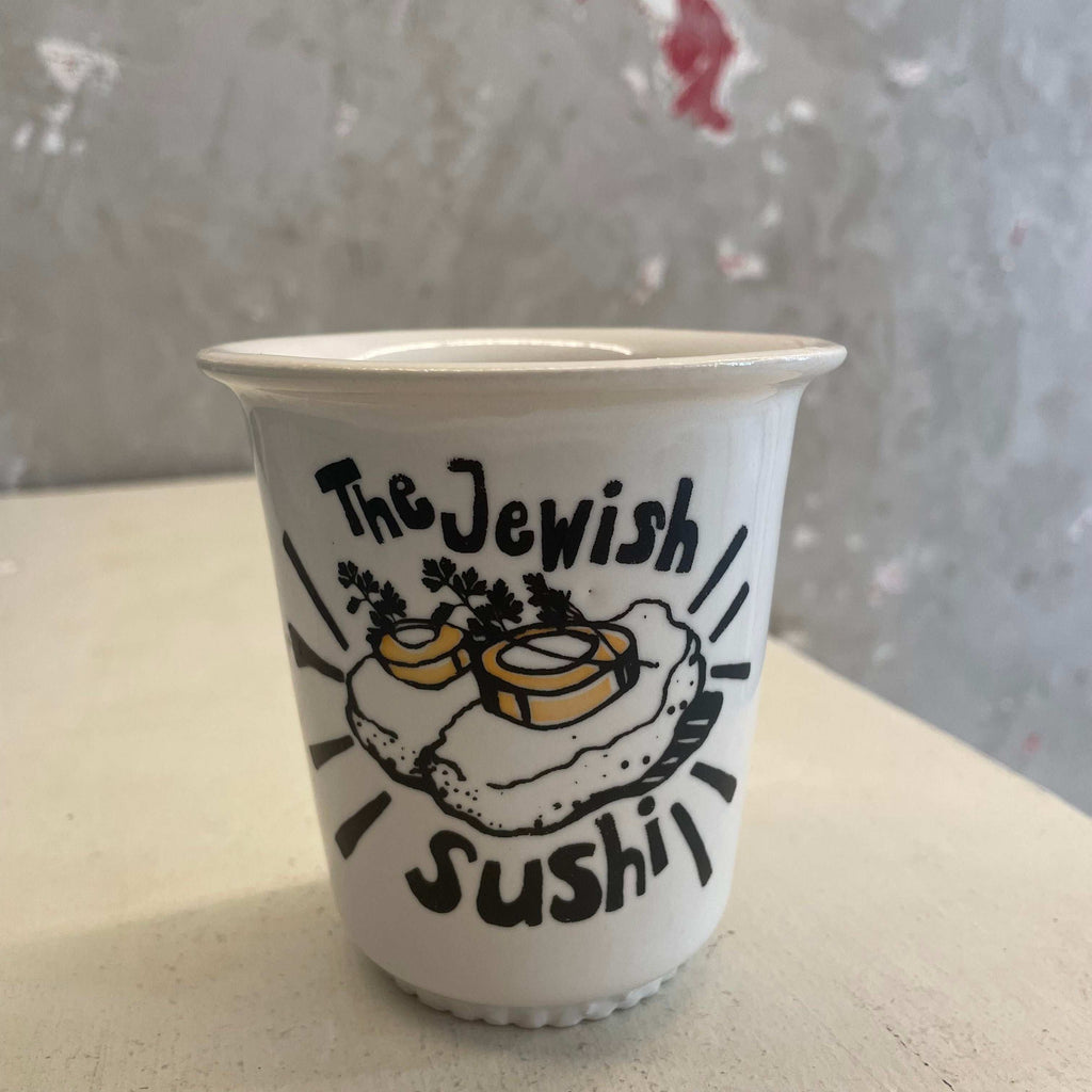 The Jewish Sushi cup, Large size, Yiddishe Momma collection, Lubloy