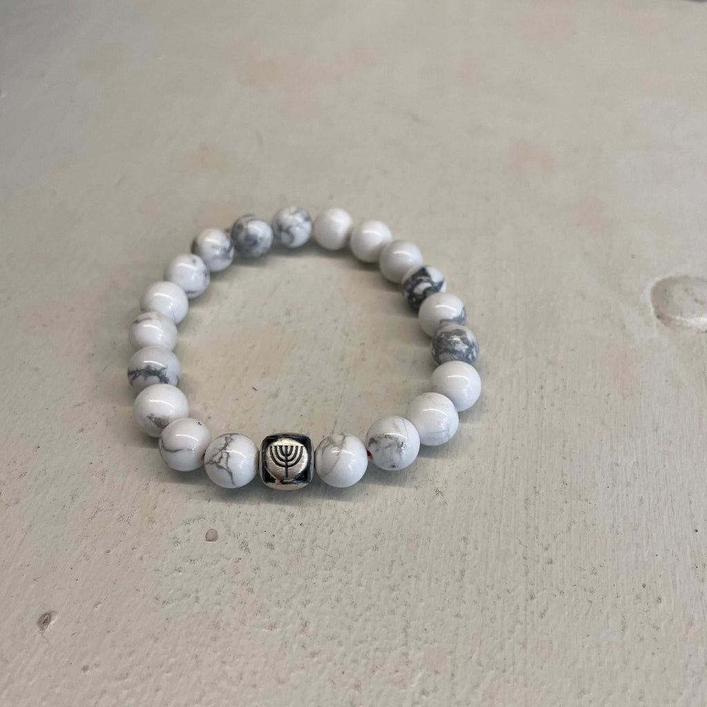 Mineral bracelet with menorah, Takama