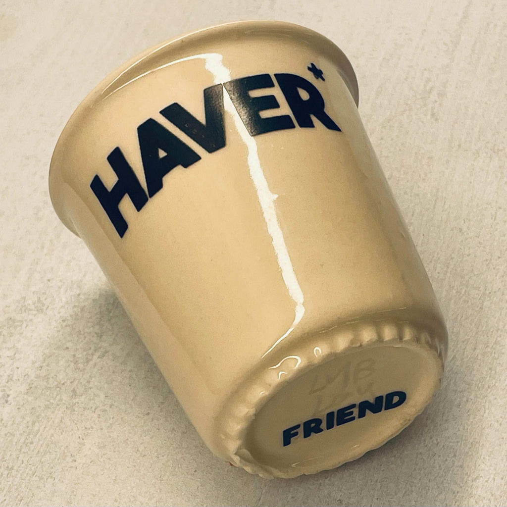 Haver coffee cup, Large size, Yiddish collection, Lubloy