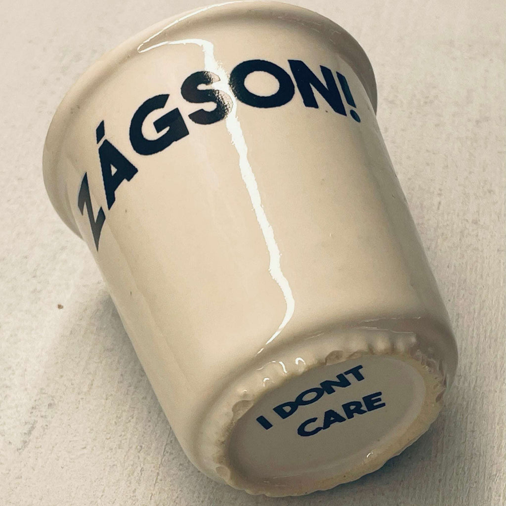 Zagson coffee cup, Yiddish collection, Lubloy